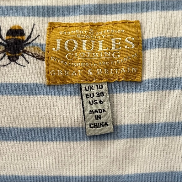 Joules Harbour Bee Print Long Sleeve Tee - Picture 8 of 14